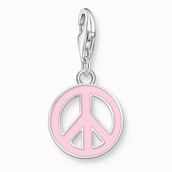 THOMAS SABO charm medál Pink peace medál 2207-007-9 - Elegáns ékszer webáruház Budapest
