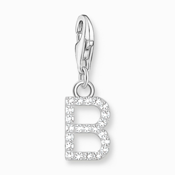 THOMAS SABO charm medál letter B silver medál 1942-051-14 - Elegáns ékszer webáruház Budapest
