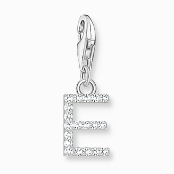 THOMAS SABO charm medál letter E silver medál 1945-051-14 - Elegáns ékszer webáruház Budapest