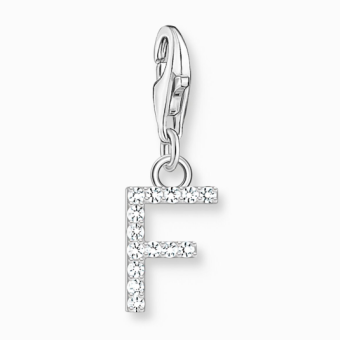 THOMAS SABO charm medál letter F silver medál 1946-051-14 - Elegáns ékszer webáruház Budapest