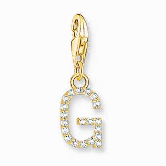 THOMAS SABO charm medál letter G gold medál 1970-414-14 - Elegáns ékszer webáruház Budapest