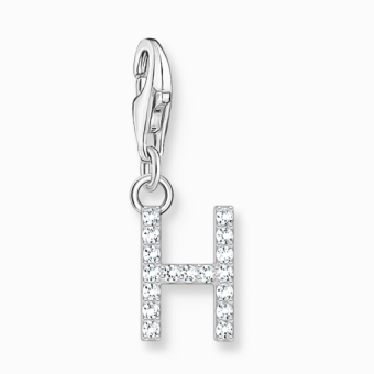 THOMAS SABO charm medál letter H silver medál 1947-051-14 - Elegáns ékszer webáruház Budapest