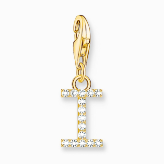 THOMAS SABO charm medál letter I gold medál 1972-414-14 - Elegáns ékszer webáruház Budapest