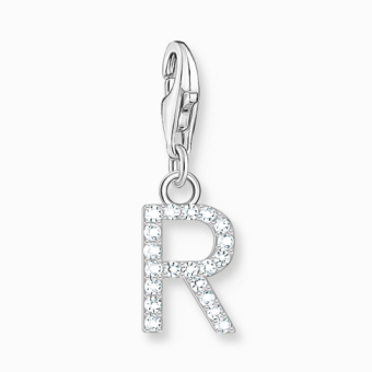 THOMAS SABO charm medál letter R silver medál 1955-051-14 - Elegáns ékszer webáruház Budapest