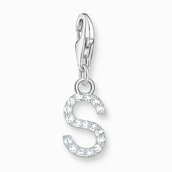 THOMAS SABO charm medál letter S silver medál 1956-051-14 - Elegáns ékszer webáruház Budapest