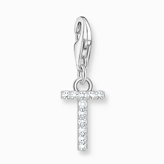 THOMAS SABO charm medál letter T silver medál 1957-051-14 - Elegáns ékszer webáruház Budapest