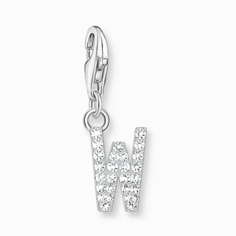 THOMAS SABO charm medál letter W silver medál 1960-051-14 - Elegáns ékszer webáruház Budapest