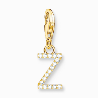 THOMAS SABO charm medál letter Z gold medál 1989-414-14 - Elegáns ékszer webáruház Budapest
