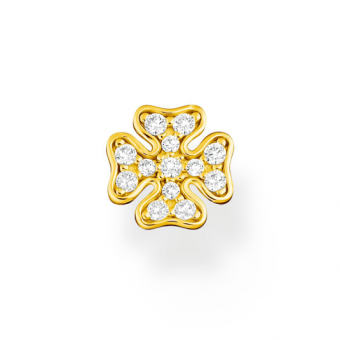 THOMAS SABO fél pár fülbevaló Cloverleaf gold fülbevaló H2215-414-14 - Elegáns ékszer webáruház Budapest