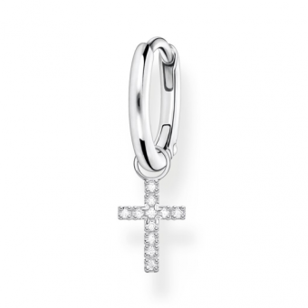 THOMAS SABO fél pár fülbevaló Cross silver fülbevaló CR709-051-14 - Elegáns ékszer webáruház Budapest