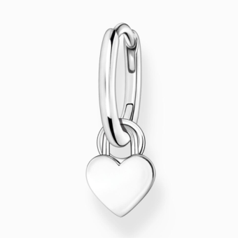 THOMAS SABO fél pár fülbevaló Heart pendant silver - Elegáns ékszer webáruház Budapest