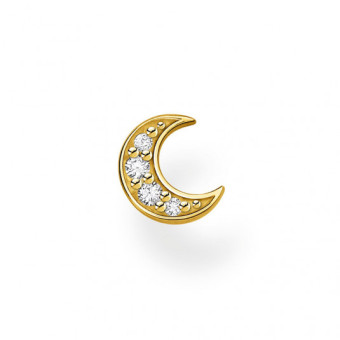 THOMAS SABO fél pár fülbevaló Moon pavé gold fülbevaló H2133-414-14 - Elegáns ékszer webáruház Budapest
