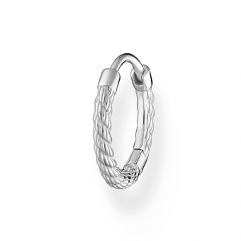 THOMAS SABO fél pár fülbevaló Rope silver fülbevaló CR694-001-21 - Elegáns ékszer webáruház Budapest