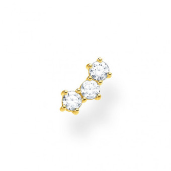 THOMAS SABO fél pár fülbevaló White Stones gold fülbevaló H2132-414-14 - Elegáns ékszer webáruház Budapest