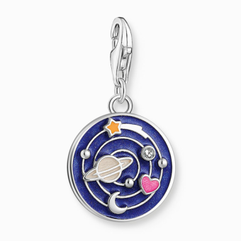 THOMAS SABO függő charm Galaxy medál 2042-691-7 - Elegáns ékszer webáruház Budapest