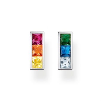 THOMAS SABO fülbevaló Colourful stones silver fülbevaló H2250-477-7 - Elegáns ékszer webáruház Budapest