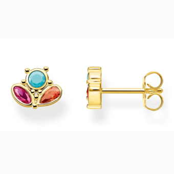 THOMAS SABO fülbevaló Flower fülbevaló SCH150332 - Elegáns ékszer webáruház Budapest