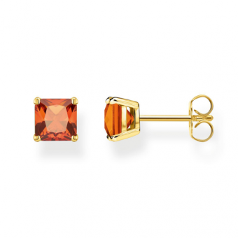 THOMAS SABO fülbevaló Orange stone gold fülbevaló H2174-472-8 - Elegáns ékszer webáruház Budapest
