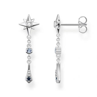 THOMAS SABO fülbevaló Royalty star stones silver fülbevaló H2209-945-7 - Elegáns ékszer webáruház Budapest