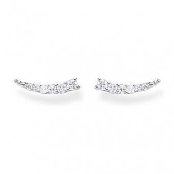 THOMAS SABO fülbevaló White Stones silver fülbevaló H2158-051-14 - Elegáns ékszer webáruház Budapest