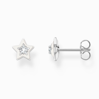THOMAS SABO fülbevaló White star fülbevaló H2273-041-14 - Elegáns ékszer webáruház Budapest