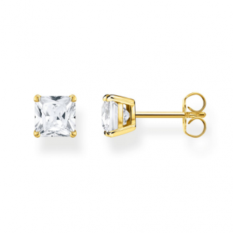 THOMAS SABO fülbevaló White stone gold fülbevaló H2174-414-14 - Elegáns ékszer webáruház Budapest