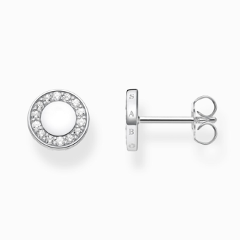THOMAS SABO fülbevaló circle with white stones fülbevaló H2061-051-14 - Elegáns ékszer webáruház Budapest