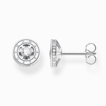 THOMAS SABO fülbevaló circle with white stones fülbevaló H2062-051-14 - Elegáns ékszer webáruház Budapest