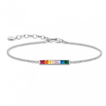 THOMAS SABO karkötő Colourful stones silver karkötő A2068-477-7-L19v - Elegáns ékszer webáruház Budapest