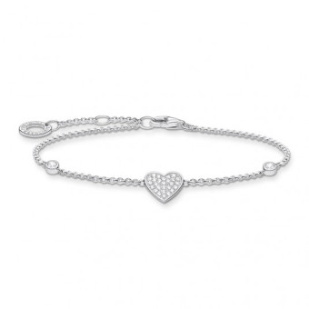 THOMAS SABO karkötő Heart with stones karkötő A1992-051-14-L19v - Elegáns ékszer webáruház Budapest