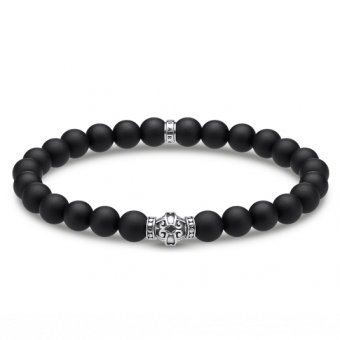 THOMAS SABO karkötő Ornament black karkötő A1942-704-11 - Elegáns ékszer webáruház Budapest
