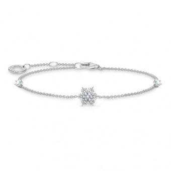 THOMAS SABO karkötő Snowflake with white stones karkötő A2082-051-14-L19v - Elegáns ékszer webáruház Budapest