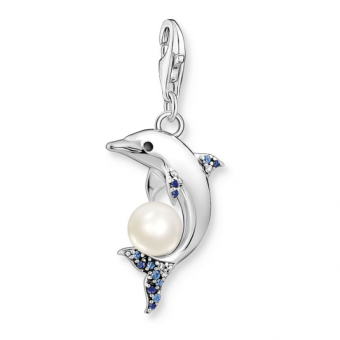 THOMAS SABO medál Dolphin with pearl silver medál 1889-664-7 - Elegáns ékszer webáruház Budapest