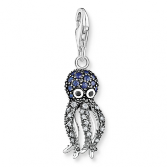THOMAS SABO medál Octopus with blue stones medál 1890-644-1 - Elegáns ékszer webáruház Budapest