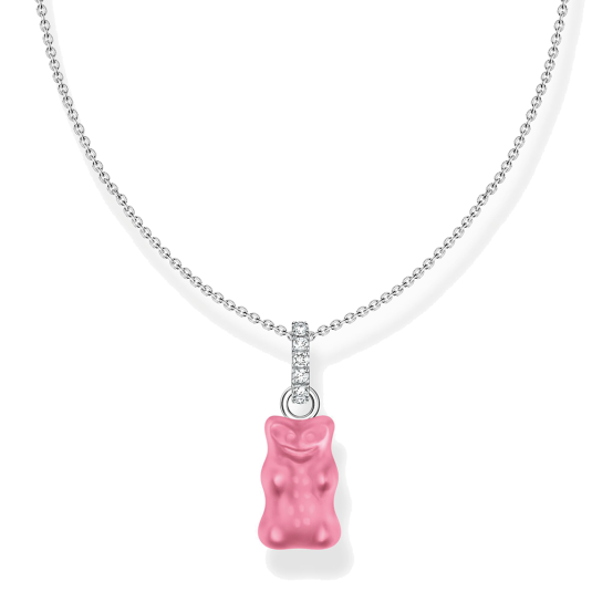THOMAS SABO x HARIBO nyaklánc Rózsaszín aranymedve nyaklánc KE2209-052-9 - Elegáns ékszer webáruház Budapest
