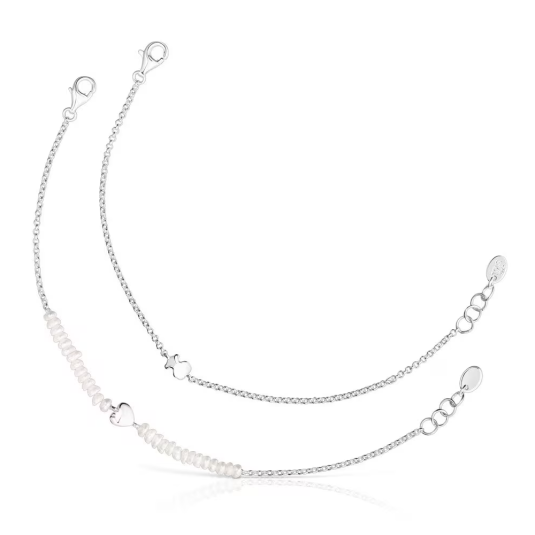 TOUS ezüst karkötő szett Mini Icons karkötő 218171510 - Elegáns ékszer webáruház Budapest