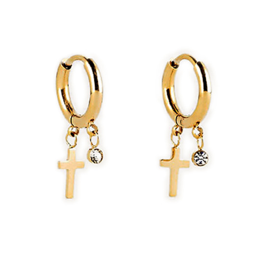 ZAG acél fülbevaló Lucky Spirit fülbevaló ZGSEC9455-01WHT - Elegáns ékszer webáruház Budapest