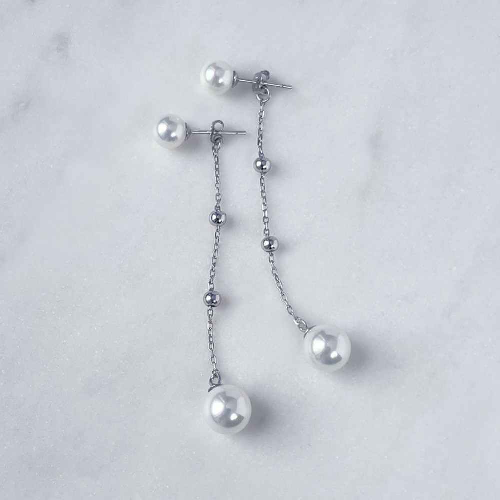 Myla ezüst fülbevaló