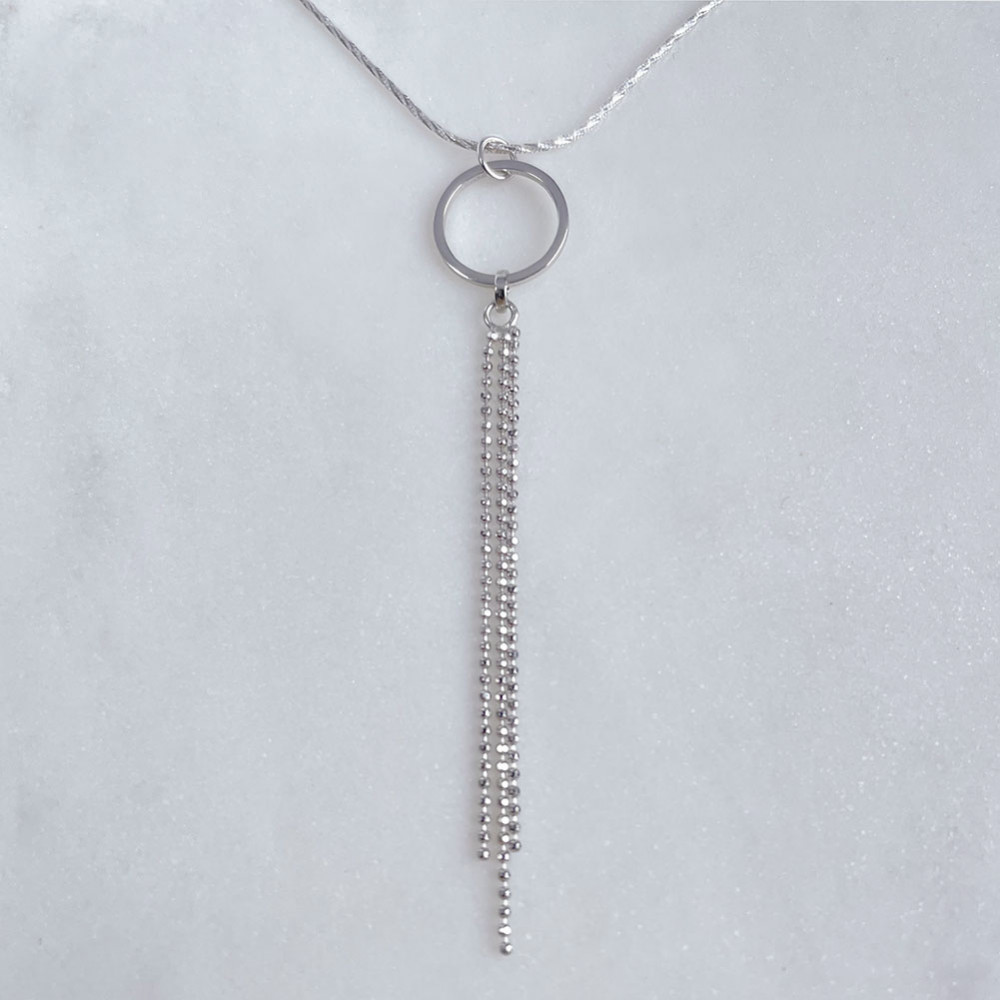 Ezüst kígyólánc medállal