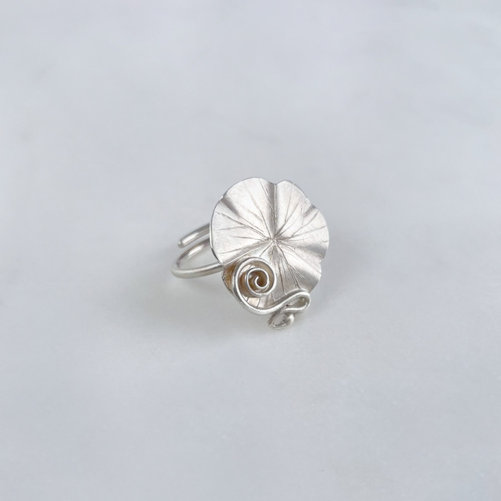 Tavirózsa ezüst gyűrű