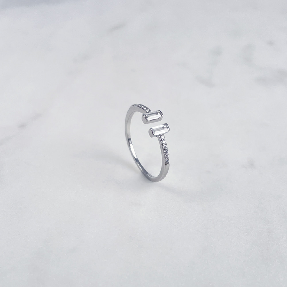 Cirkónia pavé gyűrű