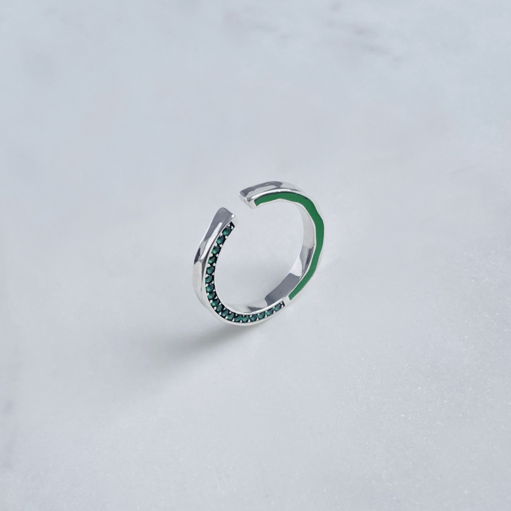 Ezüst gyűrű cirkóniával