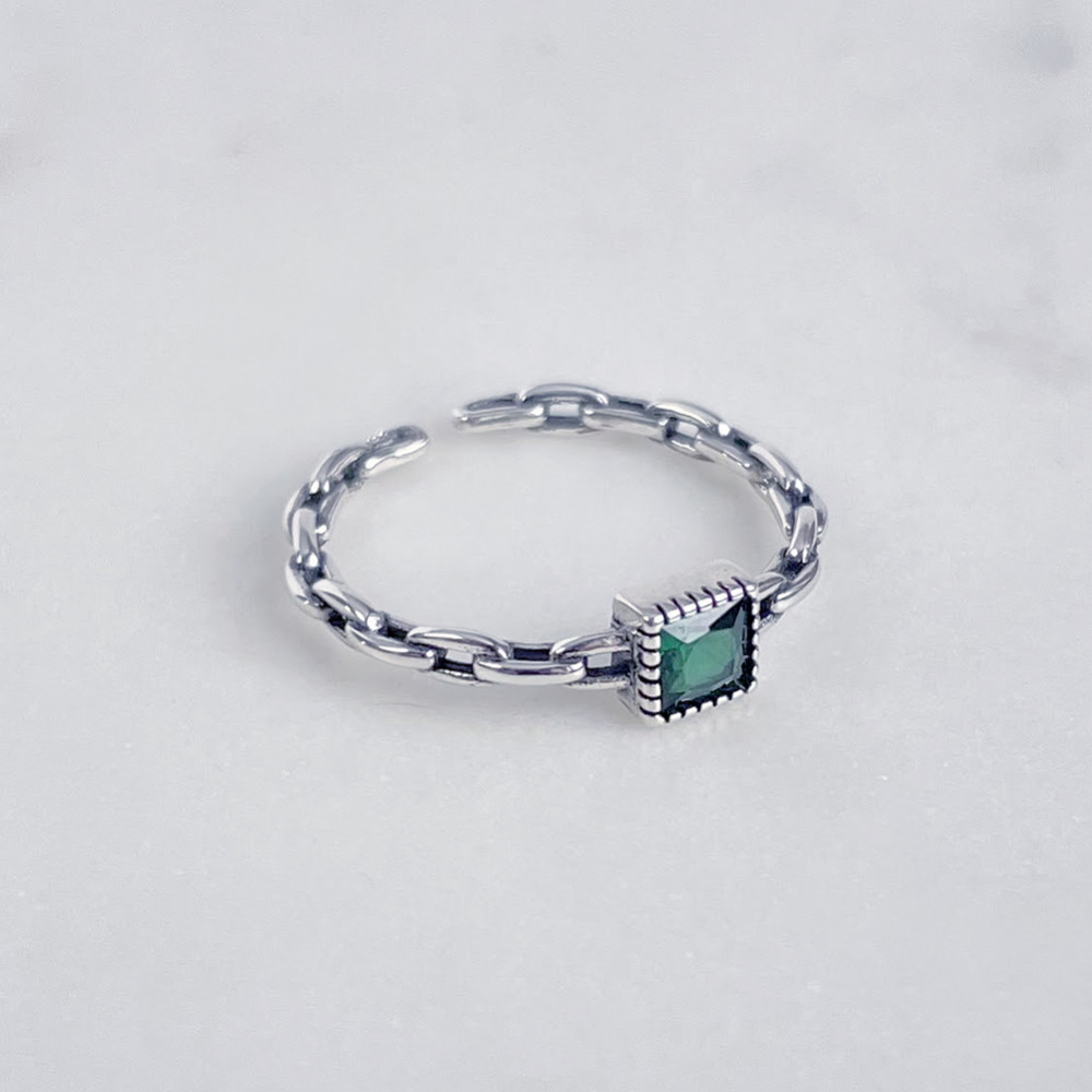 Antikolt ezüst gyűrű