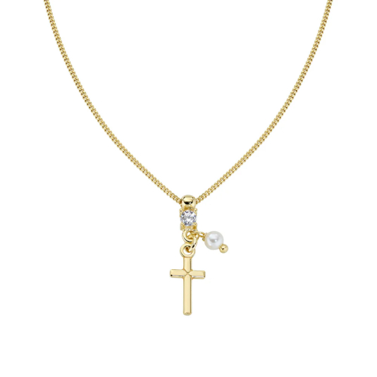 ÁMEN ezüst nyaklánc kereszttel nyaklánc CLPLCRGBZ - Elegáns ékszer webáruház Budapest