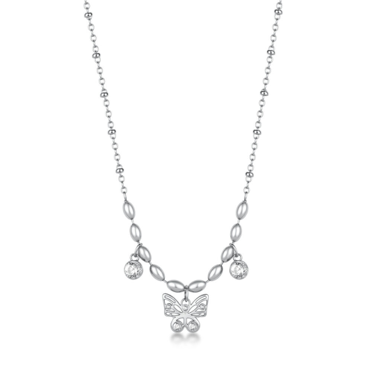 BROSWAY acél nyaklánc csakra szimbólumokkal nyaklánc BWBHKN165 - Elegáns ékszer webáruház Budapest