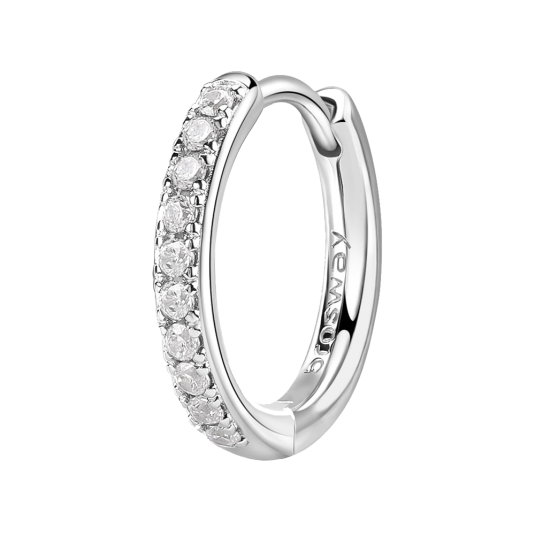 BROSWAY ezüst fülbevaló Infinite white fülbevaló BWFIW102 - Elegáns ékszer webáruház Budapest