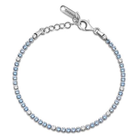 BROSWAY ezüst karkötő Fancy Cloud világoskék karkötő BWFCL120 - Elegáns ékszer webáruház Budapest