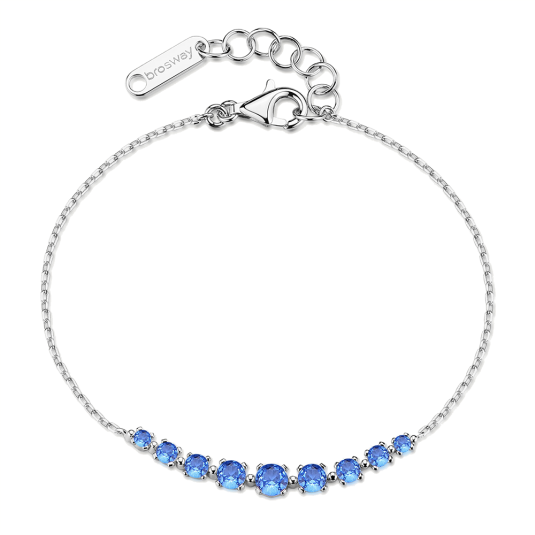 BROSWAY ezüst karkötő Fancy Freedom Blue karkötő BWFFB121 - Elegáns ékszer webáruház Budapest