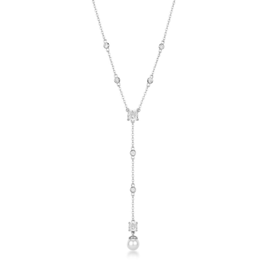 BROSWAY ezüst nyaklánc Fancy Infinite White nyaklánc BWFIW170 - Elegáns ékszer webáruház Budapest