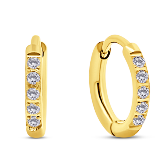 CO88 acél karika fülbevaló fülbevaló C88CE-70569 - Elegáns ékszer webáruház Budapest